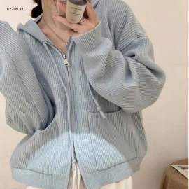 CARDIGAN LEN KÉO KHOÁ -sỉ 142k