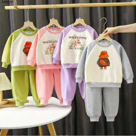 BỘ NỈ CHO BÉ-sỉ Sz 80-110 : 99k/ bộ           Sz 12-140 : 111k/ bộ