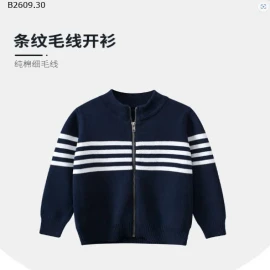 ÁO LEN CARDIGAN BÉ TRAI HÃNG 27KIDS- Sỉ 169k