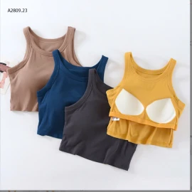 ÁO CROPTOP SÁT NÁCH KÈM BRA-sỉ 115k