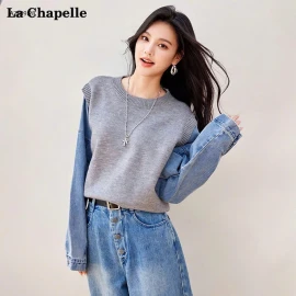 Aó len phối tay Jeans chuẩn hãng - sỉ 388k