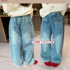 QUẦN JEANS BÉ GÁI HÃNG AMBB-sỉ Sz 90-150 : 177k                 Sz 160 : 194k