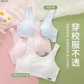 BRA CHO BÉ LỚN - sỉ 110k/set 3c mix màu 