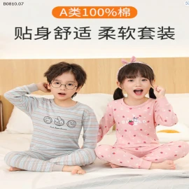 Bộ mặc nhà cho bé trai và bé gái- giá sỉ như sau  size 100-130 giá 90k/ 1 bộ  size 140-160 giá 110k/bộ