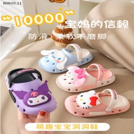 SỤC CROCS KUROMI CHO BÉ GÁI -sỉ 105k