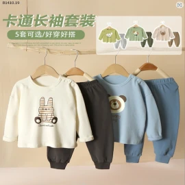 BỘ DÀI TAY BÉ CUTE PANDA'S -sỉ 129k