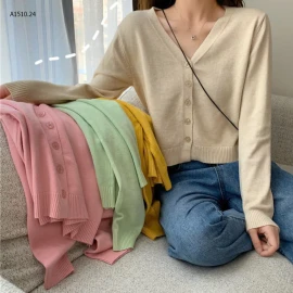 ÁO LEN CARDIGAN DÁNG NGẮN-sỉ 87k