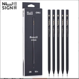 BÚT CHÌ GỖ ĐEN DELI -sỉ 97k/set 30c