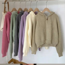 CARDIGAN NỮ CÓ MŨ -sỉ 130k