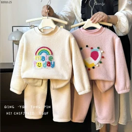 BỘ LÔNG HOẠ TIẾT CUTE CHO BÉ-sỉ Sz 80-120 : 98k            Sz 130-170 : 119k 