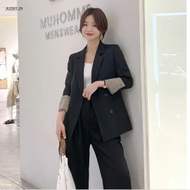 ÁO BLAZER TAY KẺ-sỉ 152k