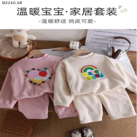 BỘ LÔNG HOẠ TIẾT CUTE CHO BÉ-sỉ Sz 80-120 : 99k           Sz 130-170 : 120k