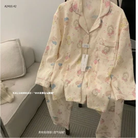 PIJAMA DÀI TAY CUTE CHO NỮ sỉ 182k