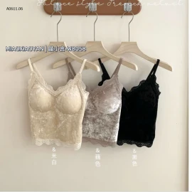 ÁO BRA NHUNG 2 DÂY PHỐI REN SEXY-sỉ 133k