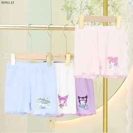 SET 3 QUẦN ĐÙI KUROMI MẶC NHÀ- Sỉ 86k/ 1 sét 3c