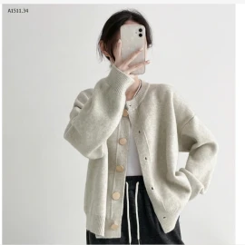 ÁO CARDIGAN DỆT KIM CỔ TRÒN-sỉ 143k