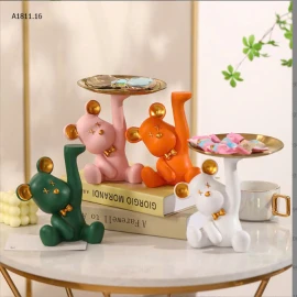 KHAY GẤU BEAR TRANG TRÍ DECOR CỰC ĐẸP-sỉ 80k