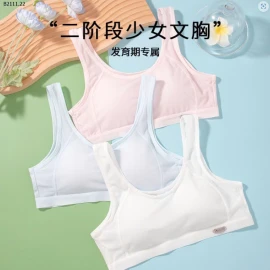 SET 3 ÁO BRA CHO BÉ LỚN -sỉ 105k/set 3c mix màu