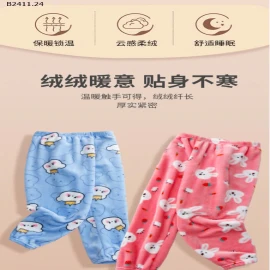 QUẦN LÔNG  HOẠT HÌNH BÉ -sỉ Size 100-140 : 73k          Size  150-180 : 81k