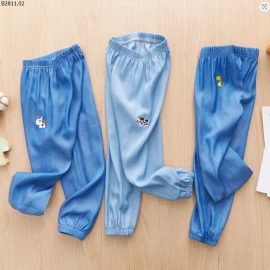 QUẦN DENIM CHỐNG MUỖI BÉ-sỉ 115k/set 2c chọn màu