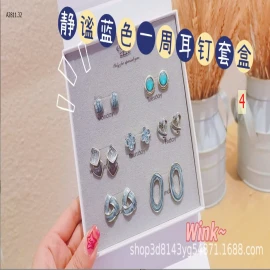 SET 7 ĐÔI BÔNG TAI BLINGBLING-sỉ 100k/set 7 đôi 