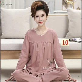 BỘ COTTON TRUNG NIÊN MẶC NHÀ -sỉ 169k