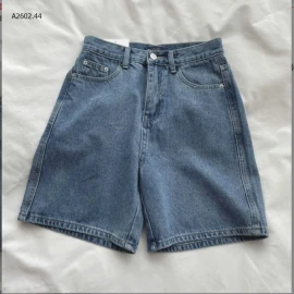 QUẦN SHORT DENIM ỐNG RỘNG -sỉ 114k