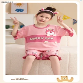 BỘ COTTON BÉ GÁI SZ ĐẠI -sỉ Sz 8-16 : 143k            Sz S-Xl : 162k