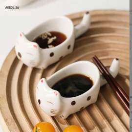 SET BÁT CHẤM HÌNH MÈOsỉ 95k/set 4c mix màu