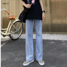QUẦN JEAN ÔNG RỘNG, CẠP CAO NỮ-sỉ 126k