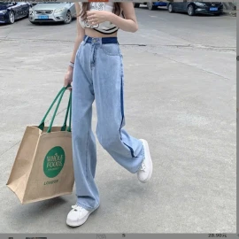 QUẦN JEAN SUÔNG PHỐI VIỀN  - sỉ 138k