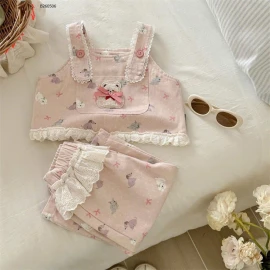 SET ÁO YẾM QUẦN SUÔNG-Sỉ 196k