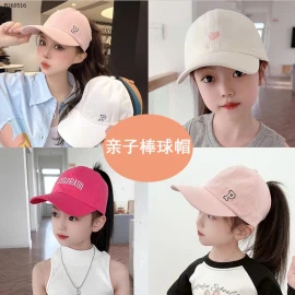 MŨ LƯỠI TRAI NỬA ĐẦU CHO mẹ và bé  - Sỉ 49k