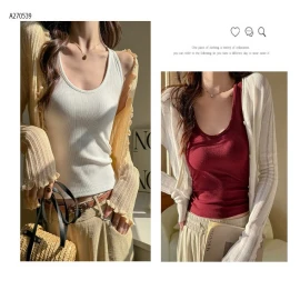 Áo yếm kiểu Pháp Nua xiaoai-sỉ 72k