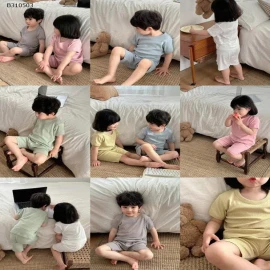 BỘ MẶC NHÀ CHO BÉ-Sỉ Giá:  sz 80-140: 125k sz 150-160: 135k