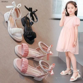 SANDAL QUAI NHÚN NƠ SAU-Sỉ giá 123k