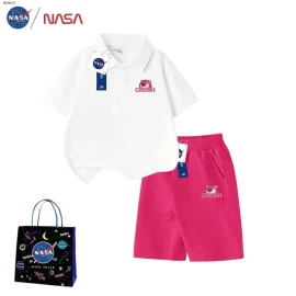 Bộ đồ bé gái cổ polo NASA - sỉ 125k