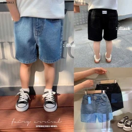 QUẦN SHORT JEAN TRƠN – ITEM “PHẢI CÓ” TRONG TỦ ĐỒ CỦA BÉ3 - sỉ 120k
