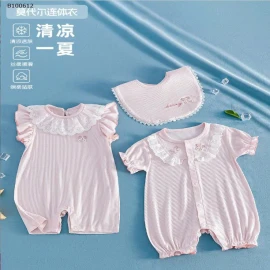 BODY HỒNG BABY SIÊU XINH CHO BÉ  (ko kèm yếm)- sỉ 105k