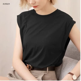 ÁO NỮ CANVAUS TAY HẾN - sỉ 138k