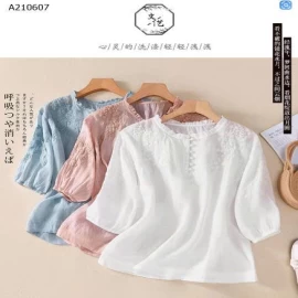 ÁO ĐŨI THÊU  - sỉ 169k