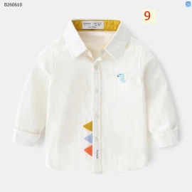 BST ÁO SƠ MI DÀI TAY CHO BÉ HÃNG KACADY-Sỉ 139K