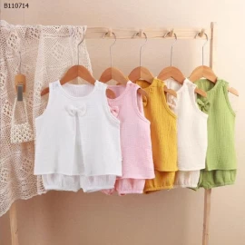 Bộ đồ váy voan cho bé gái-Sỉ giá 87k