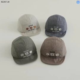 MŨ LƯỠI TRAI GẤU CHO BÉ-Sỉ giá 68k