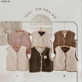 ÁO KHOÁC GILE 2 MẶT CHO BÉ  - sỉ 108k