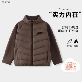 ÁO KHOÁC TAY PHỐI NỈ SZ ĐẠI CHO BÉ   -Sỉ giá 245k