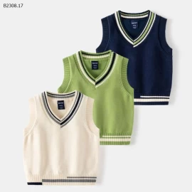 ÁO GILE LEN DỆT cổ chữ V-Giá sỉ 128k