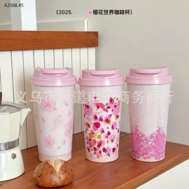 NEW 2025 CỐC GIỮ NHIỆT BẢN HOA ANH ĐÀO-Giá sỉ 128k