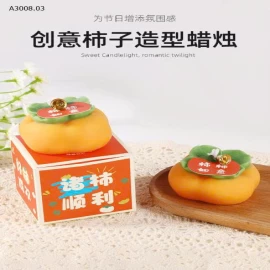 SET 2 HỘP NẾN QUẢ HỒNG- Giá sỉ 55k/1 set 2 hộp 