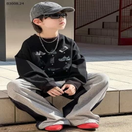 SET ÁO DÀI TAY MIX QUẦN SUÔNG BT-Giá sỉ áo: 165k  quần: 169k 